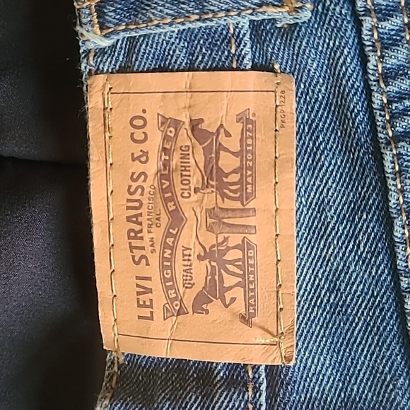 Levi's Girl Shorts, Blue - Picture 5 of 9